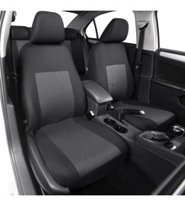 Housses siege auto classiques - Pour banquette fractionnable - Noir
