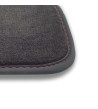 Tapis Sur Mesure Carat  Avants + coffre Surpiqûre Rouge