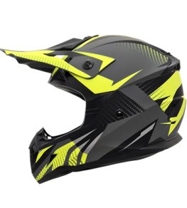 CASQUE MOTO CROSS ELECTRICAL 2 YELLOW TXL