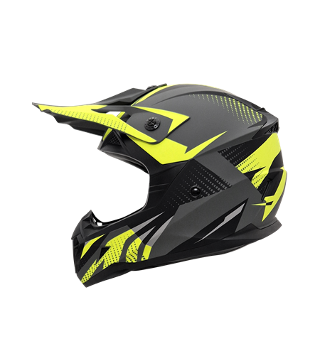 CASQUE MOTO CROSS ELECTRICAL 2 YELLOW TS