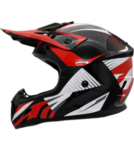 CASQUE MOTO CROSS ELECTRICAL 2 RED TM