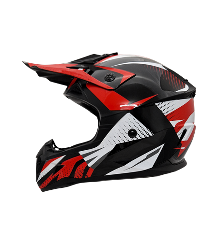 CASQUE MOTO CROSS ELECTRICAL 2 RED TM
