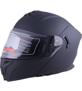 CASQUE MOTO MODULABLE EXPLORER NOIR MAT TS