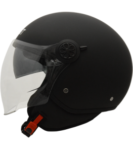 CASQUE MOTO JET METRO NOIR MAT TM