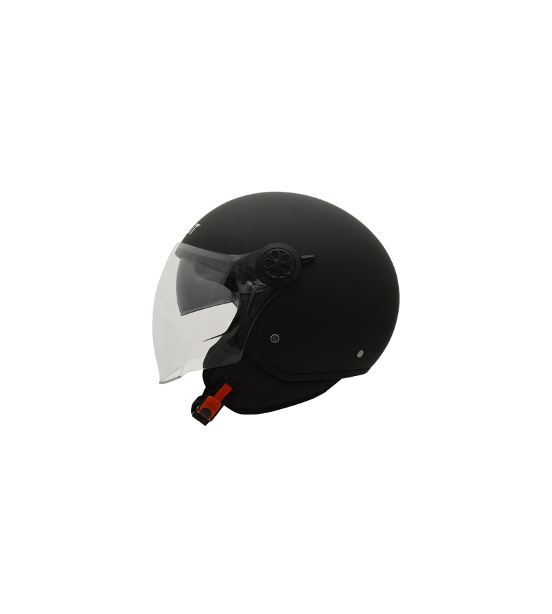 CASQUE MOTO JET METRO NOIR MAT TS