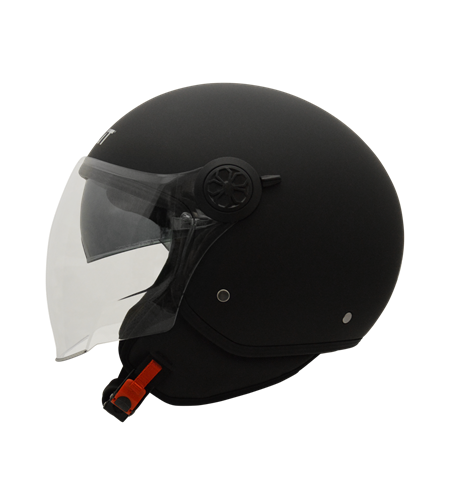 CASQUE MOTO JET METRO NOIR MAT TS