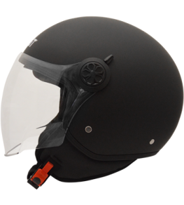 CASQUE MOTO JET CITY NOIR MAT TM
