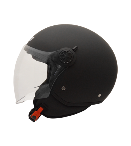 CASQUE MOTO JET CITY NOIR MAT TS