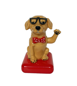 FIGURINE SOLAIRE CHIEN