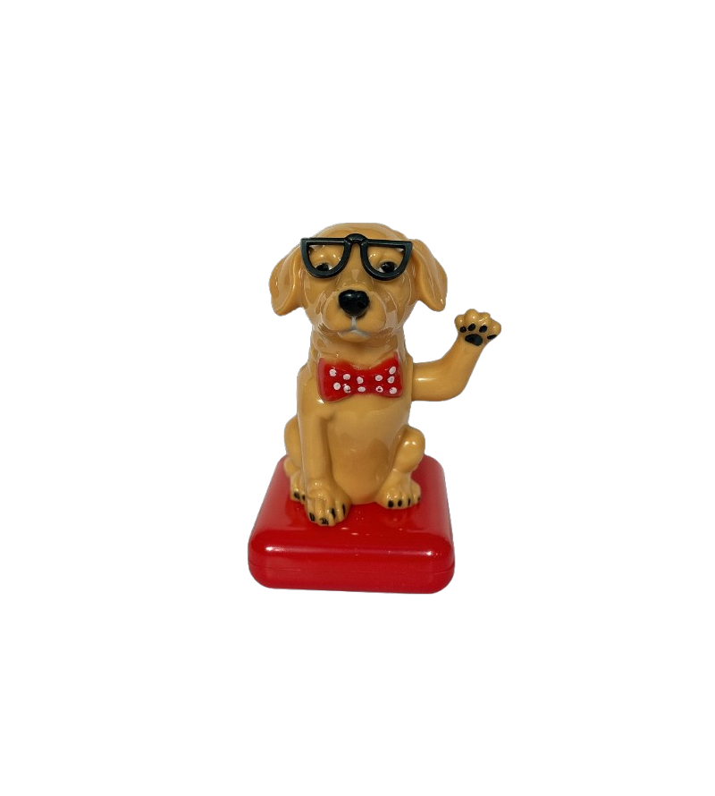 FIGURINE SOLAIRE CHIEN