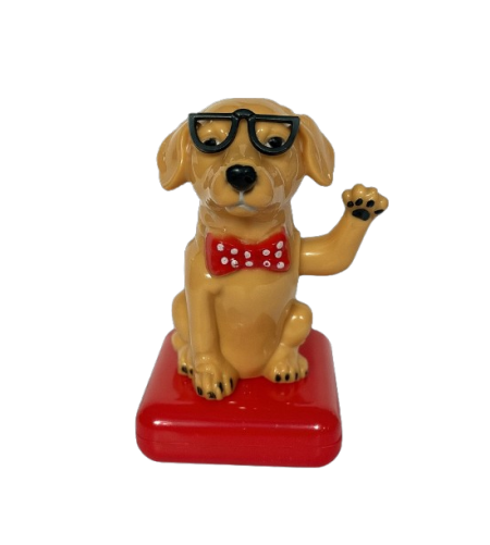 FIGURINE SOLAIRE CHIEN