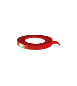 RUBAN ADHESIF ROUGE 6MM X 10M