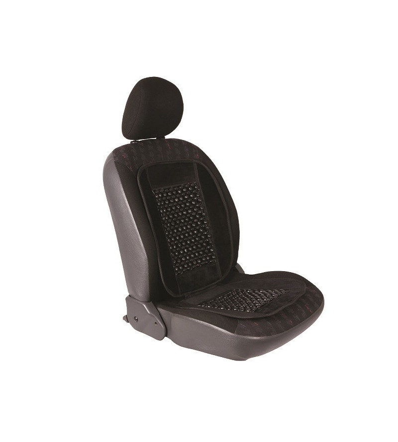 COUVRE SIEGE BILLES DE BOIS SUEDINE