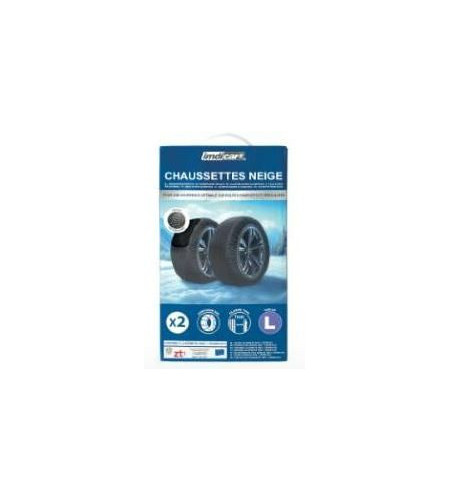Chaussettes neige IMDICAR taille L – Adhérence optimale et montage rapide sur routes enneigées