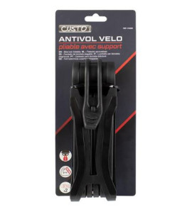 Antivol vélo pliable – Sécurité renforcée et design compact
