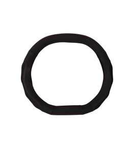 Couvre-volant cuir double méplat 36 x 32 cm – Confort et élégance pour volant sport