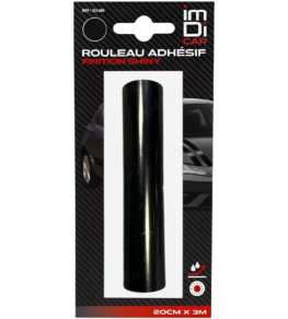 ROULEAU ADHESIF NOIR 20CM X 3M