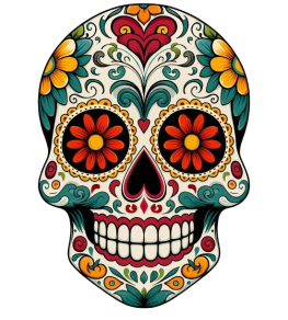 STICKER DECO DIA DE LOS MUERTOS