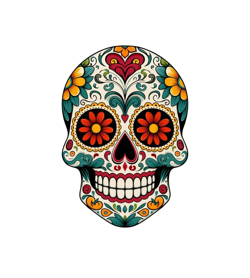 STICKER DECO DIA DE LOS MUERTOS