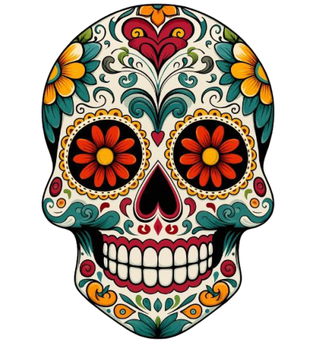 STICKER DECO DIA DE LOS MUERTOS