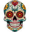 STICKER DECO DIA DE LOS MUERTOS
