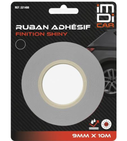 RUBAN ADHESIF NOIR 9MM X 10M