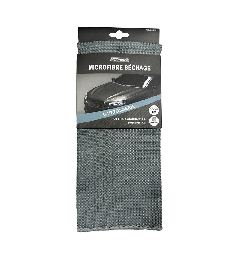Microfibre Séchage Gaufrée 60x40 cm 300g/m² – Séchage rapide sans traces