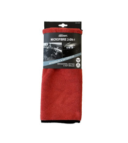 Microfibre 2 en 1 40x40 cm 400g/m² – Lavage et finition sans rayures